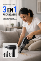 Aspiradora Viral Recargable 3 En 1