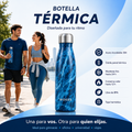 BOTELLA TÉRMICA DE ACERO INOXIDABLE Conservá la temperatura de tus bebidas por más tiempo  Mantiene bebidas frías hasta 24 horas y calientes hasta 12 horas, ideal para acompañarte durante todo el día.