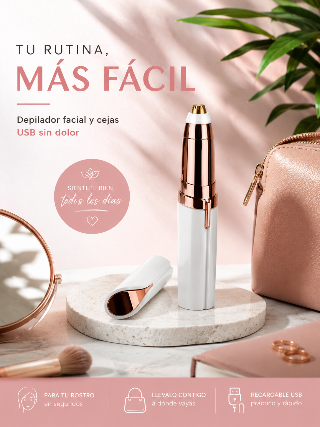 Depilador Facial Cejas