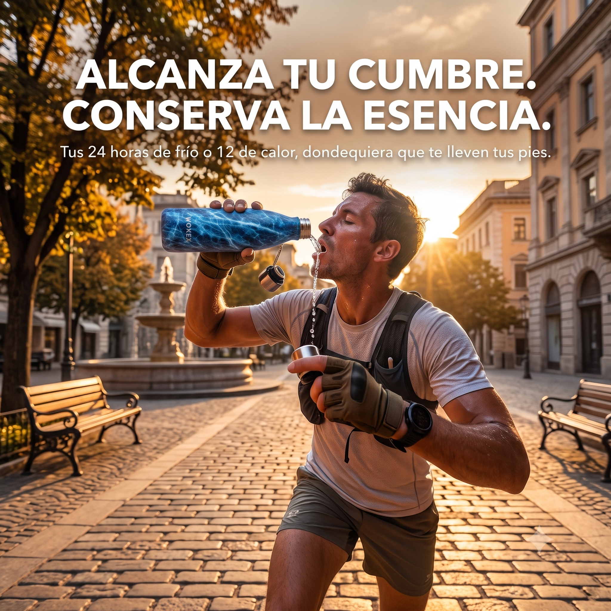 BOTELLA TÉRMICA DE ACERO INOXIDABLE Conservá la temperatura de tus bebidas por más tiempo  Mantiene bebidas frías hasta 24 horas y calientes hasta 12 horas, ideal para acompañarte durante todo el día.